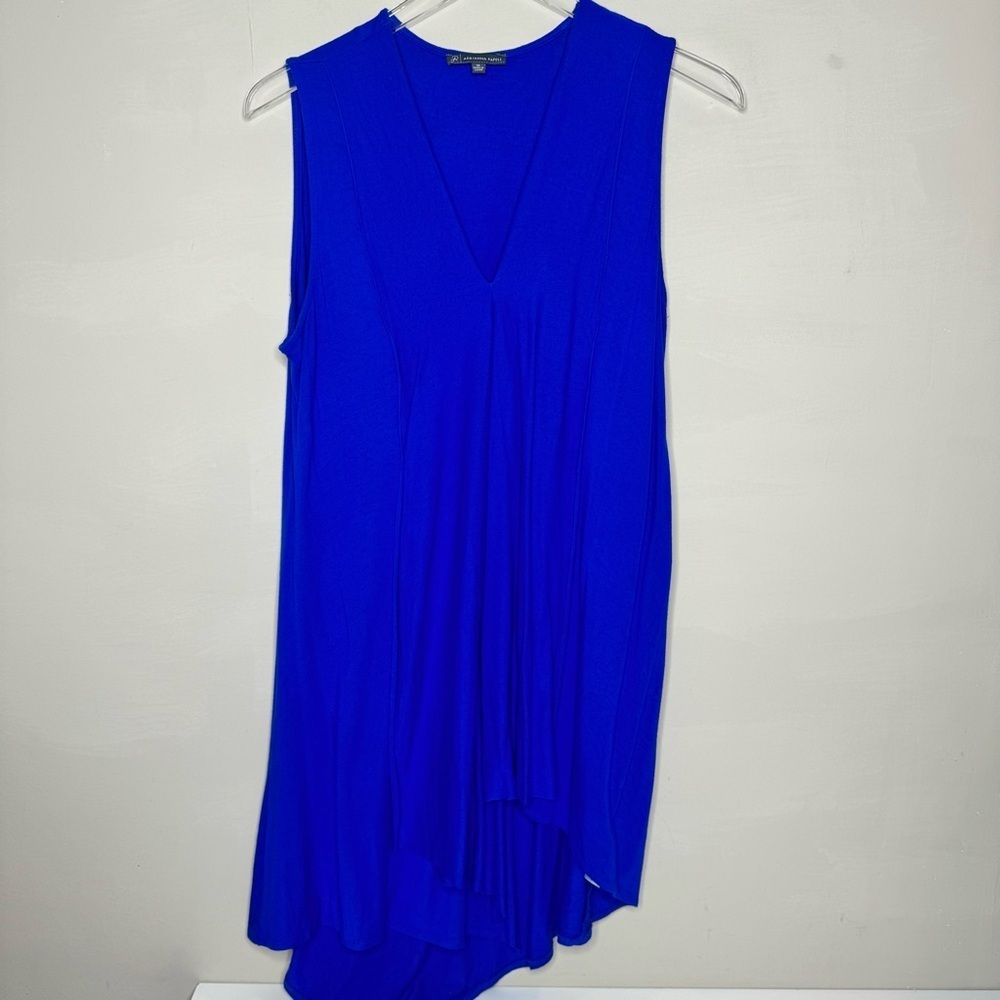 Adrianna Papell ruffle front Asymmetrical Drape
